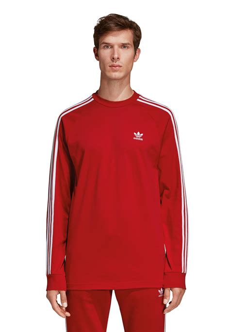 adidas longsleeve herren rot|Men .